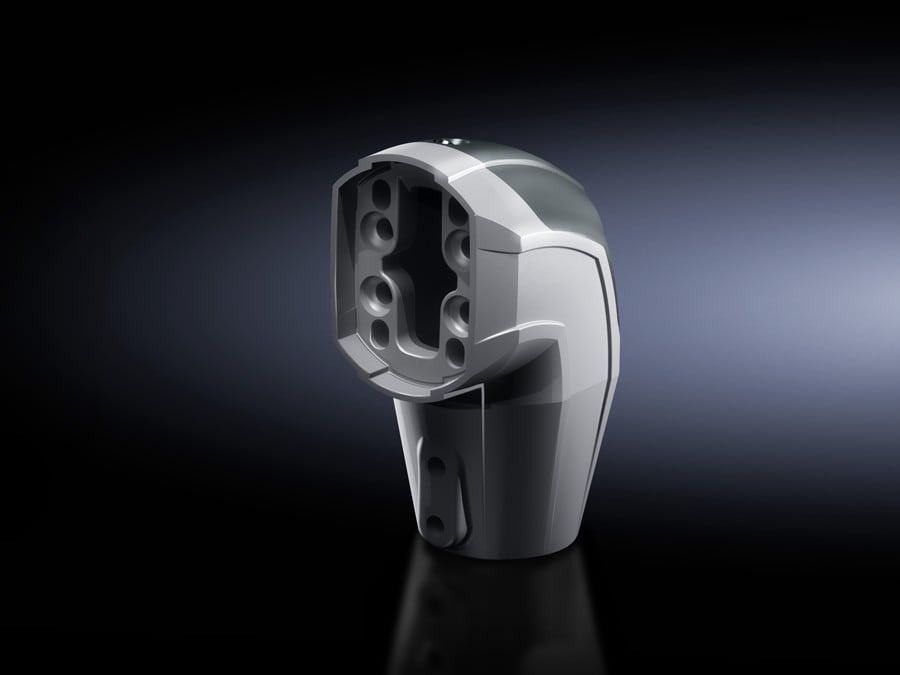 Rittal - CP Adaptateur d'angle 90° RAL7035/7024