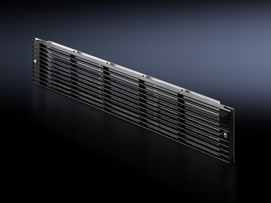 Rittal - Grille de sortie 19" - SK - 2 U - nécessaire avec une turbine tangentielle 19"