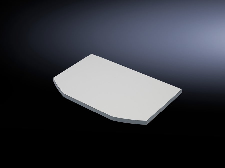 Rittal - Table de travail - H38mm L950mm P600mm - Bordure du plan de travail : RAL 7015