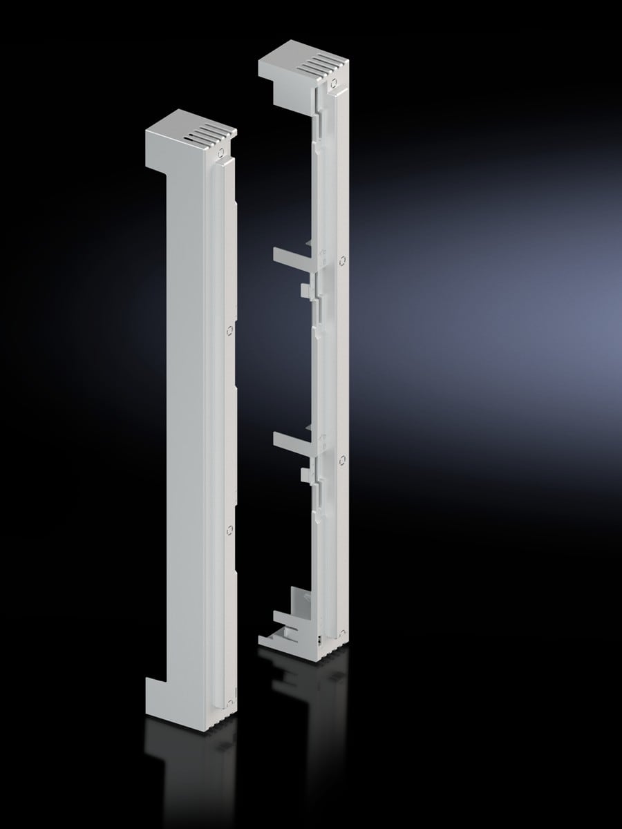 Rittal - Couverc.extrém.supp.jeux barres 185mmRAL7035-en polyamide