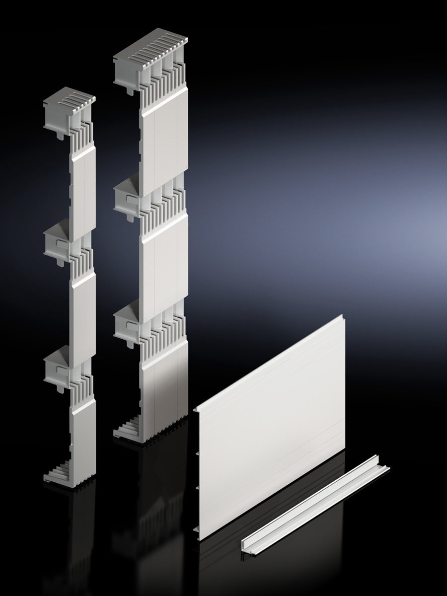 Rittal - Plastron de protection RAL7035-1P.pour armoire de largeur 600mm