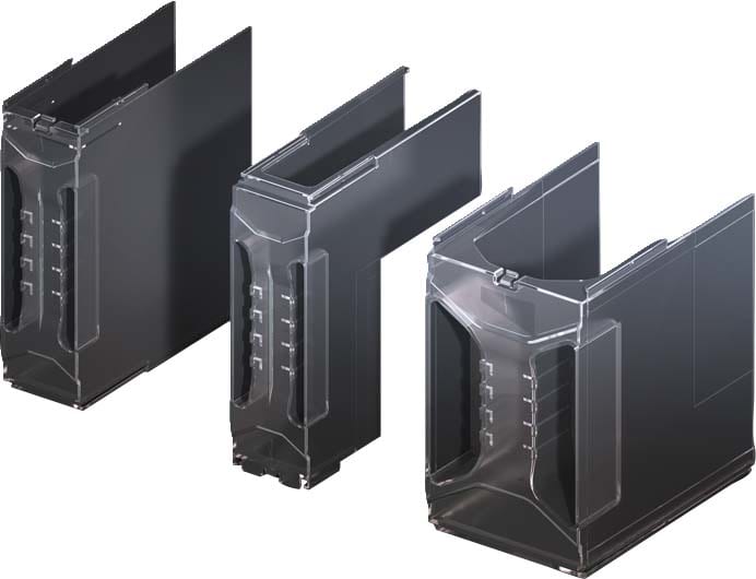 Rittal - Recouvrement zone raccordement T1-3 pour réf.9677100/10/15/200/10/15/300/10