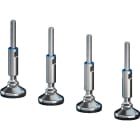 Rittal - 4 Pied nivellement HD M12 avec ancrageAmplitude 122-175mm-7000N-en inox 304