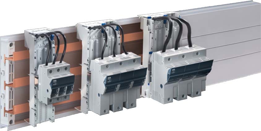 Rittal - 2 Support fusible J-60A-entraxe 60mm