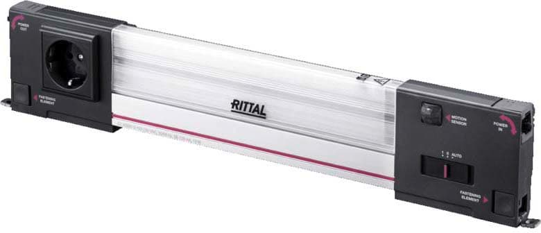 Rittal - Lampe LED 1200lm-100-240V-dét.+prise - SZ - Éclairage optimal dans l'armoire