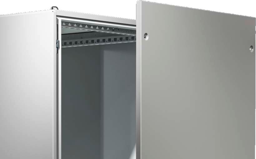 Rittal - 2 Panneau latéral à visser - VX - H800 P600 - RAL7035 - IP55