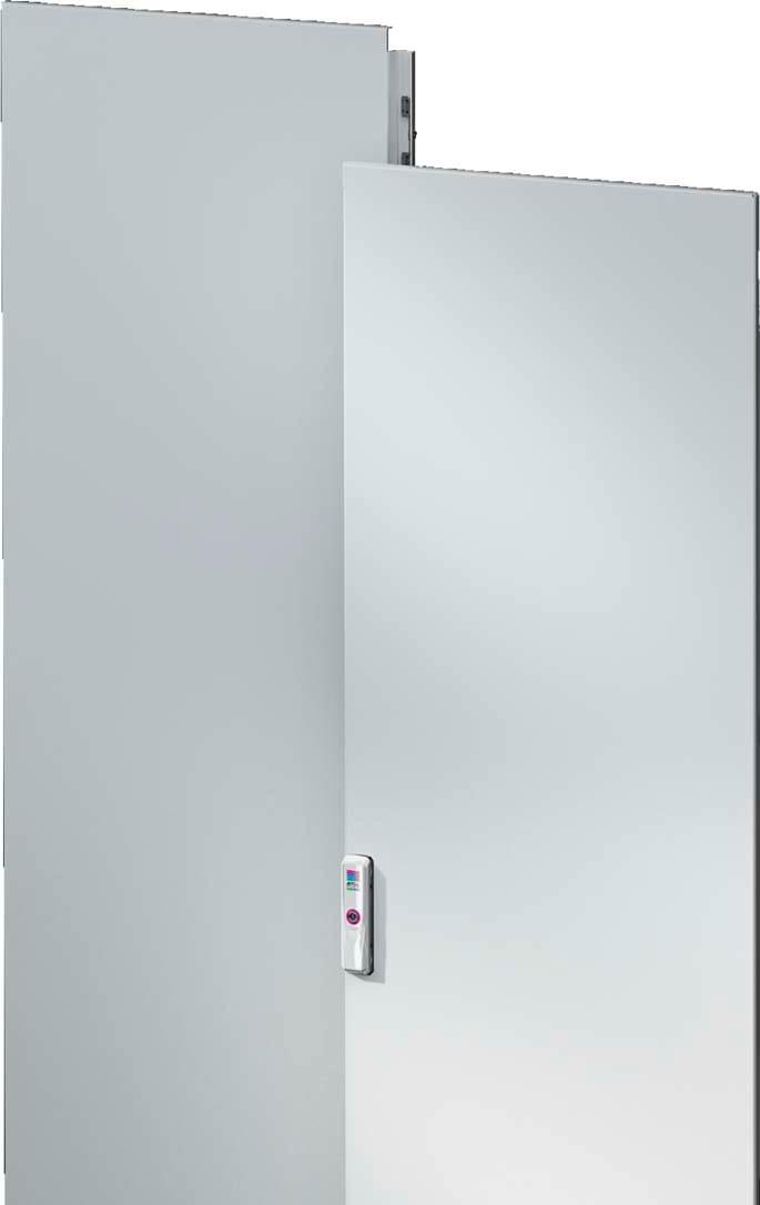 Rittal - Porte principale et secondaire - VX25 - L800 H2000 - L400 X2 - RAL7035 - IP55