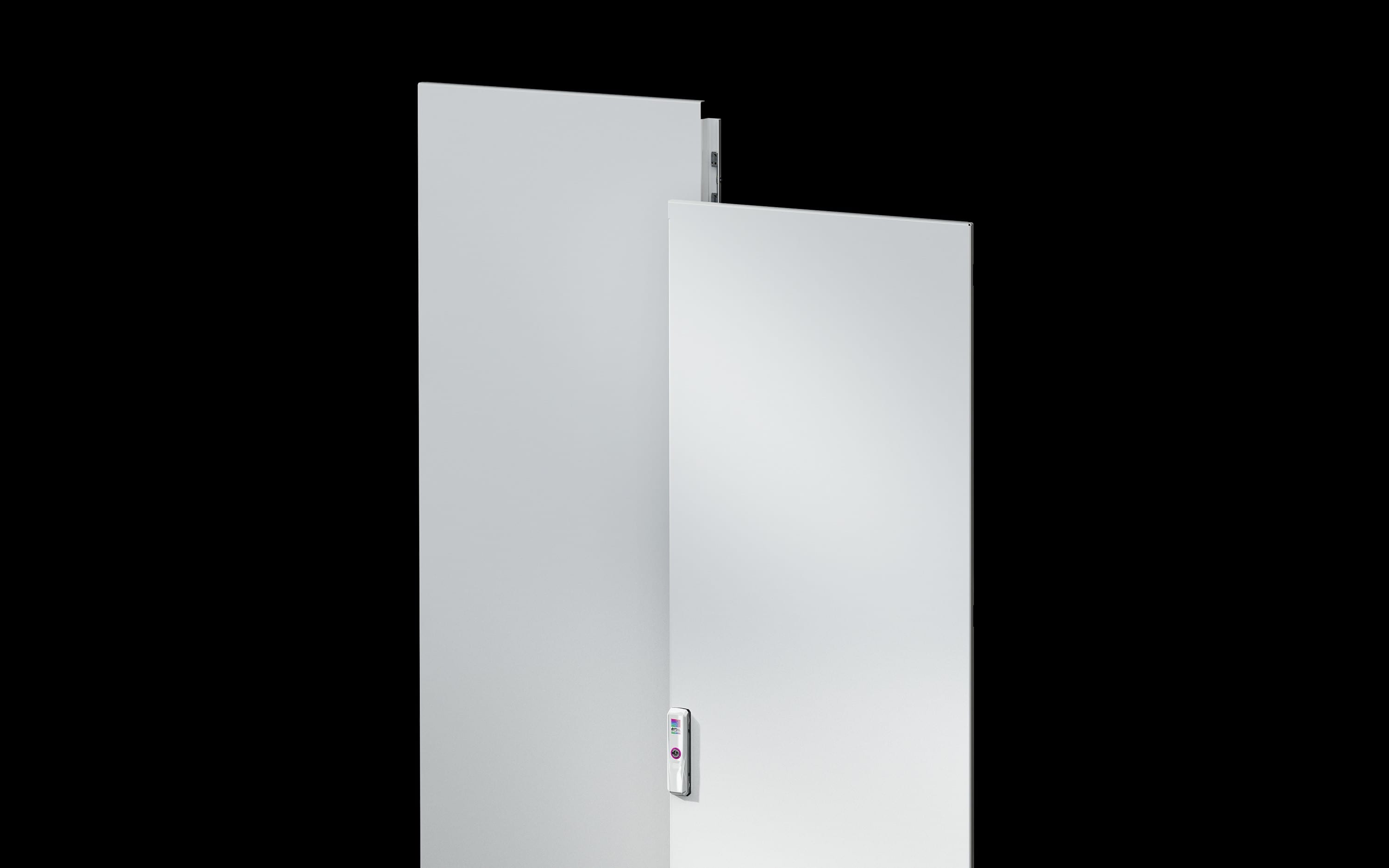 Rittal - Porte principale et secondaire - VX25 - L800 H2000 - L400 X2 - RAL7035 - IP55