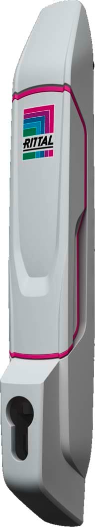 Rittal - Poignée Confort - VX25 - serrure semi-cylindre - inox