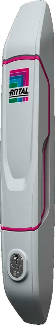 Rittal - Poignée Confort serrure E1 - VX25 - RAL7035