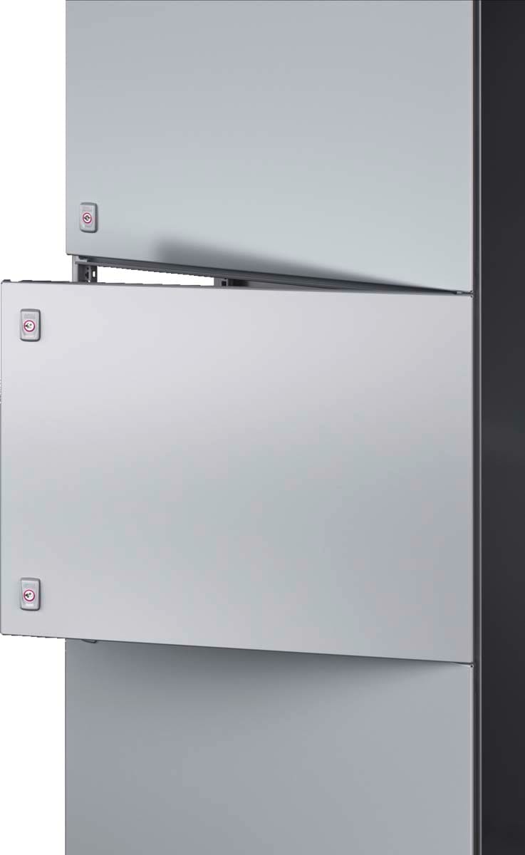 Rittal - Porte partielle armoire - VX25 - acier - L800 H1800 - IP54 - RAL7035