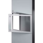 Rittal - Porte partielle armoire avec vitre - VX25 - acier - L600 H800 - IP54 - RAL7035