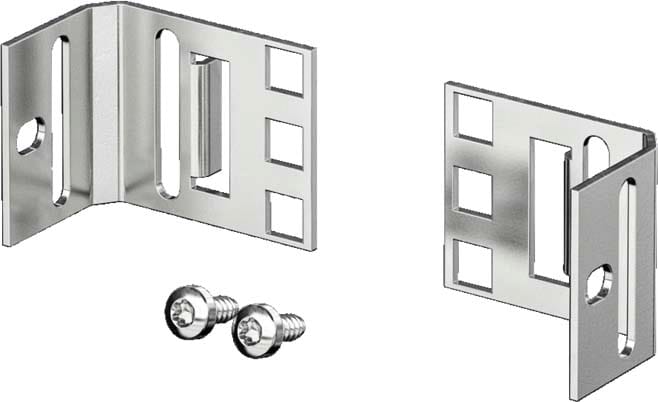 Rittal - 4 Pièce d'adaptation 19"- VX25 - 1U - pour l'intégartion d'équipements 19"