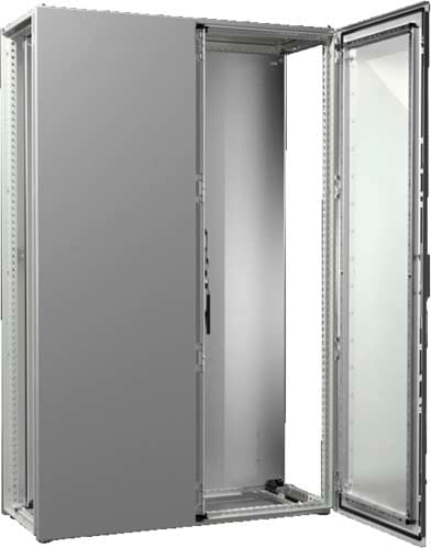 Rittal - Armoire - VX25 - juxtaposable - 2 portes - L1000 H1800 P400 - plaque de montage