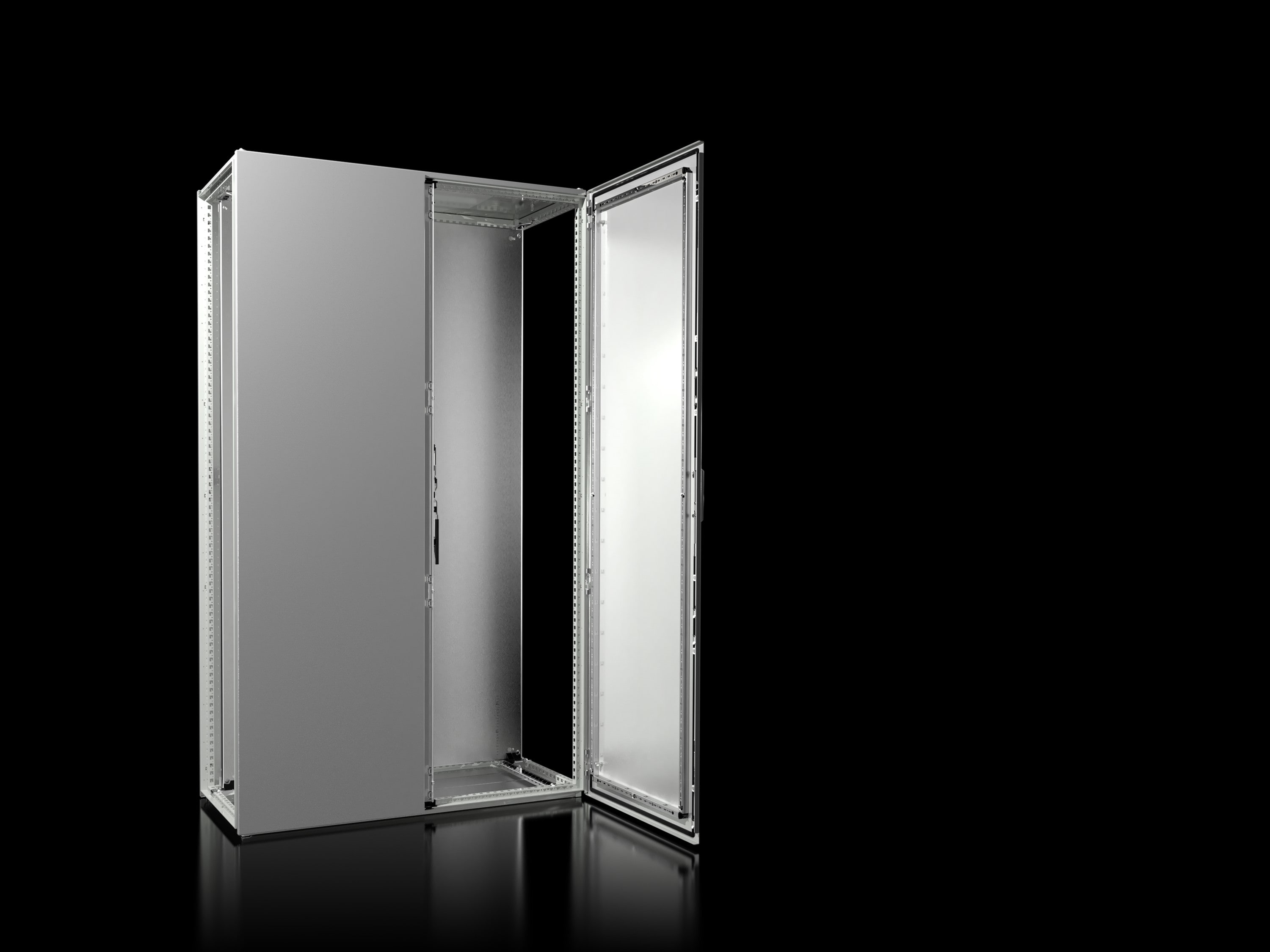 Rittal - Armoire - VX25 - juxtaposable - 2 portes - L1200 H2000 P500 - plaque de montage