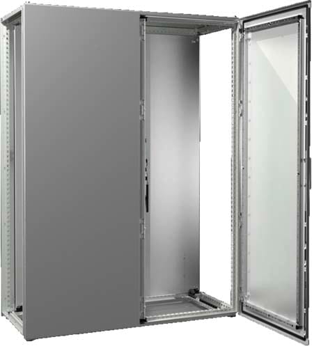 Rittal - Armoire - VX25 - juxtaposable - 2 portes - L1200 H1600 P500 - plaque de montage