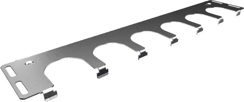 Rittal - 2 Plaques d'entrées de câbles armoires - VX25 - 5 découpes - L600mm