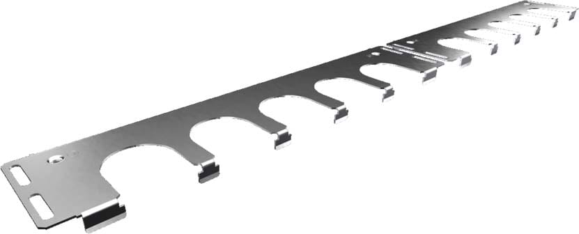 Rittal - 2 Plaques d'entrées de câbles armoires - VX25 - 8 découpes - L800mm