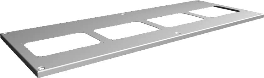 Rittal - Toit plaques introduc.câbles-RAL7035