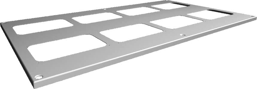 Rittal - Toit plaques introduc.câbles-RAL7035