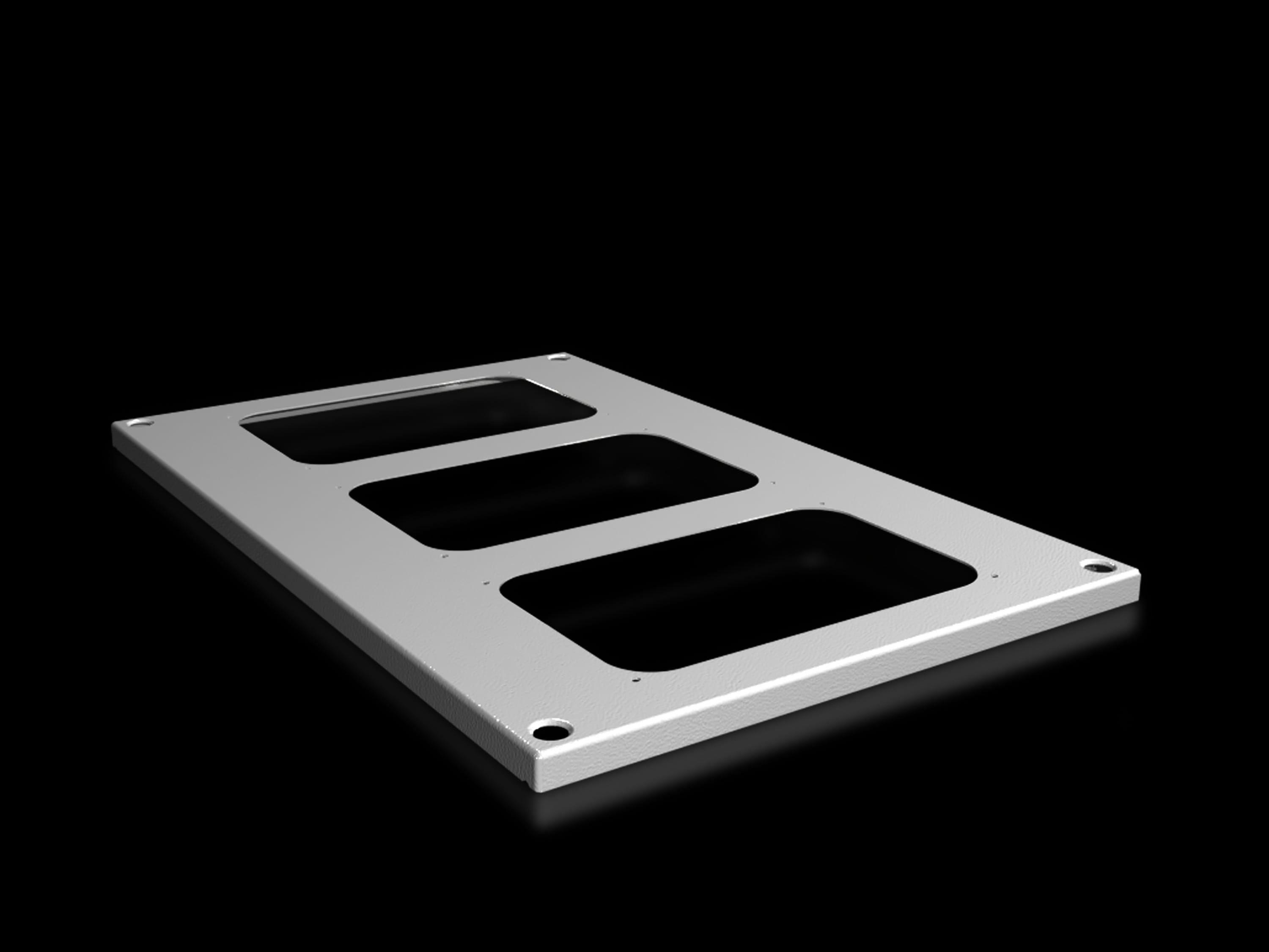 Rittal - Toit pour plaques d'introduction des câbles - L400 P600