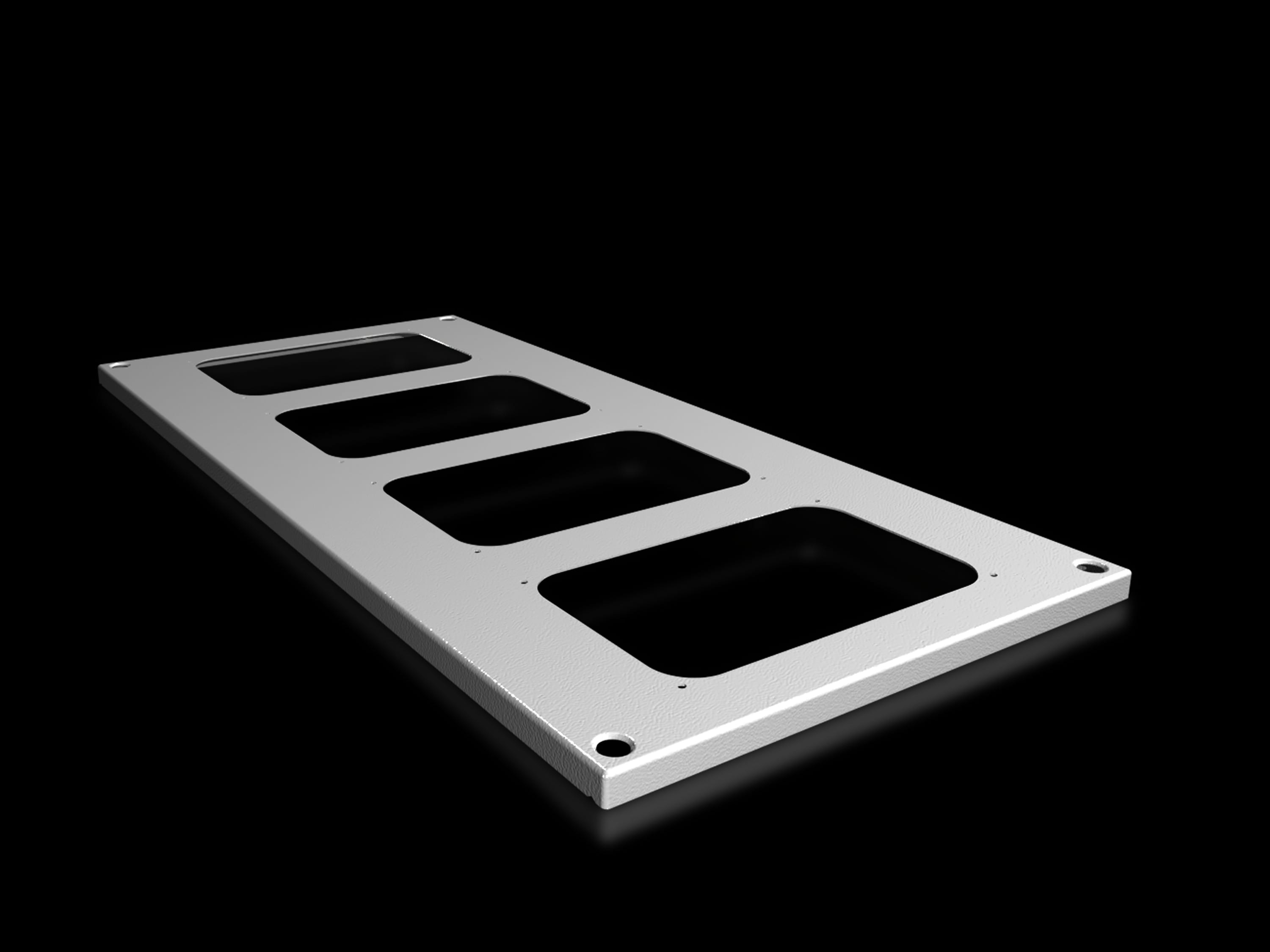 Rittal - Toit pour plaques d'introduction des câbles - L400 P800