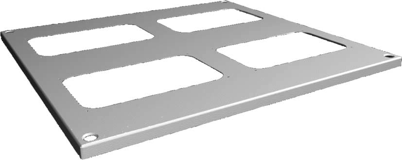 Rittal - Toit plaques introduc.câbles-RAL7035