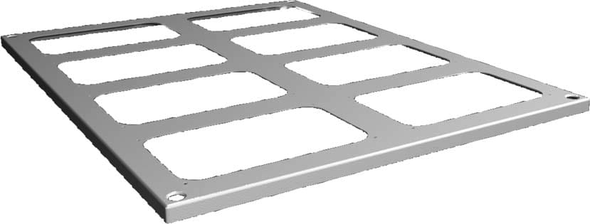 Rittal - Toit plaques introduc.câbles-RAL7035