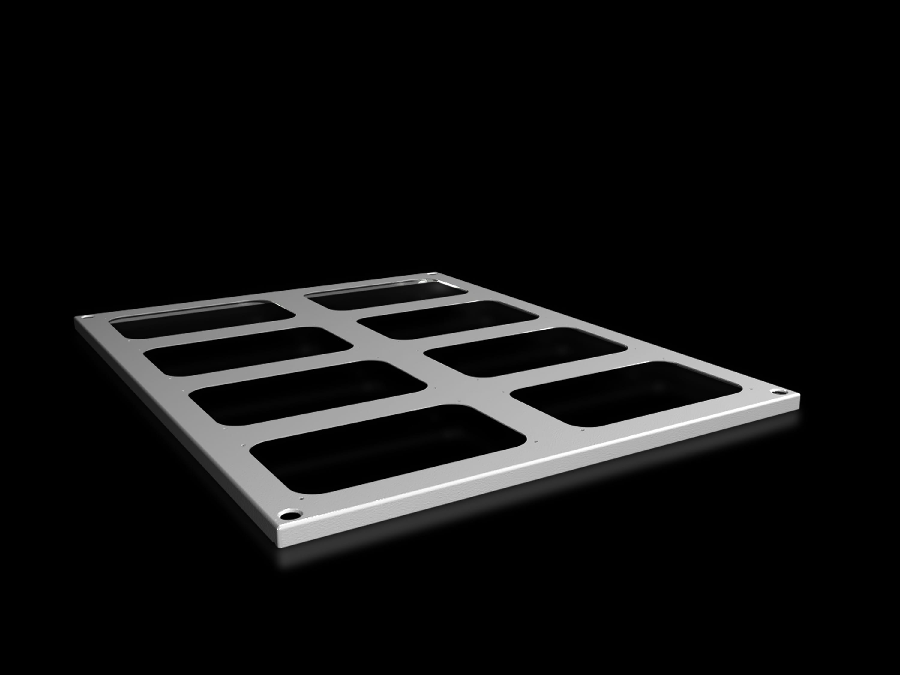 Rittal - Toit pour plaques d'introduction des câbles - L600 P800