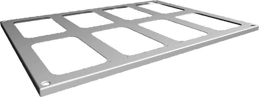 Rittal - Toit plaques introduc.câbles-RAL7035