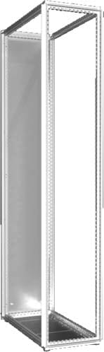 Rittal - Armoire modulaire- VX25 - juxtaposable - acier -sans P - L400 2000 P800 -RAL7035