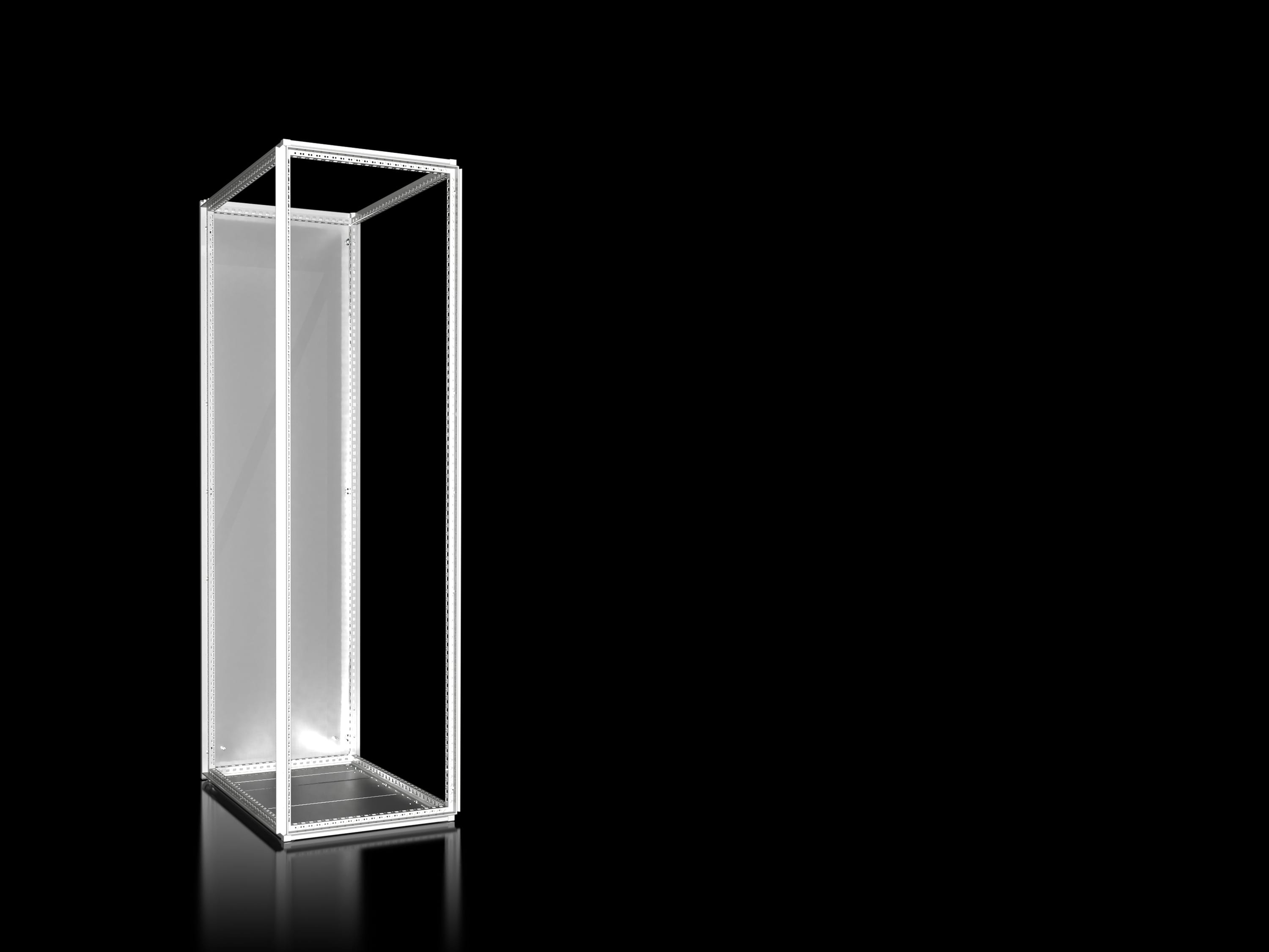 Rittal - Armoire modulaire- VX25 - juxtaposable - acier -sans P - L600 2000 P800 -RAL7035