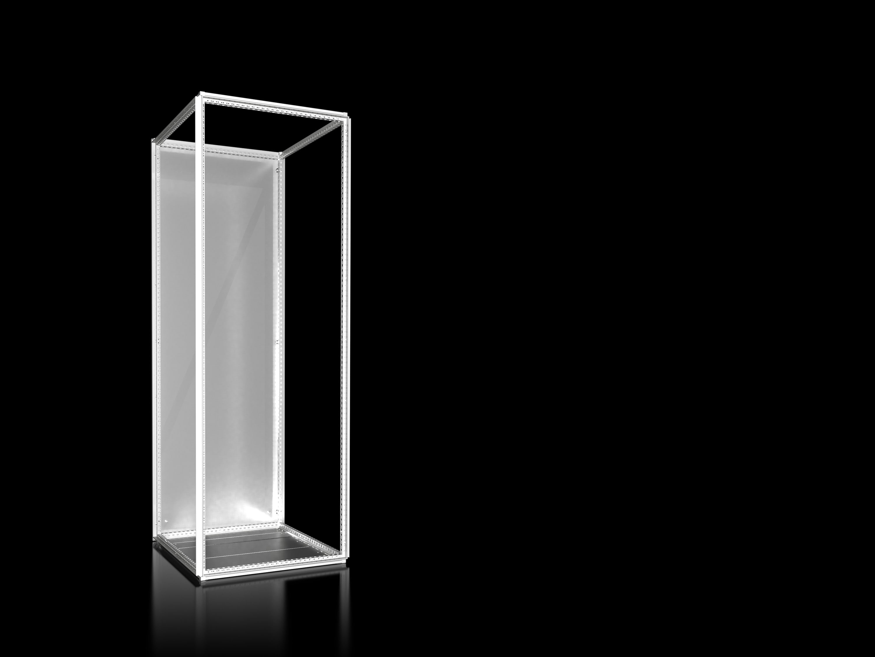 Rittal - Armoire modulaire- VX25 - juxtaposable - acier -sans P - L800 2200 P800 -RAL7035