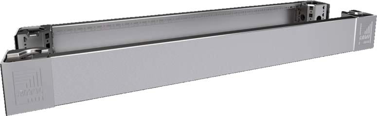 Rittal - 2 Pièce angle+plaque socl AV/AR-VX25-TS-TSIT-SE-PC-IW-CM-TP-H100 L1000-inox