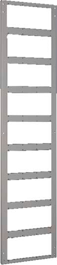 Rittal - Cloison avec découpes pour plaques modulaires -VX25 - acier zingué - H1800 P500