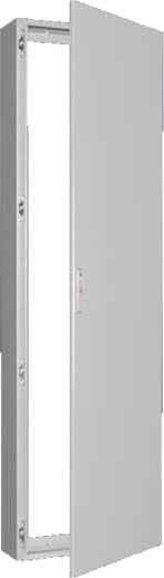 Rittal - Capot de recouvrement avec porte - VX25 - H2000 P500 - tôle d'acier - IP55