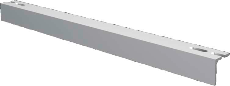 Rittal - Rail de retenue câbles Equerre - VX25 TS SE PC- socles VX - L600