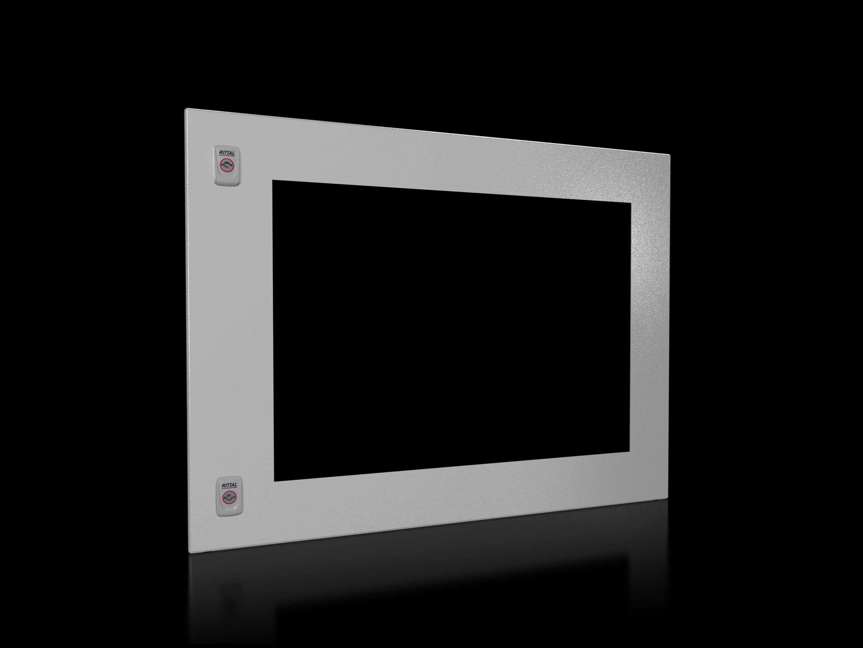 Rittal - Porte partielle armoire avec vitre - VX25 - acier - L800 H600 - IP54 - RAL7035