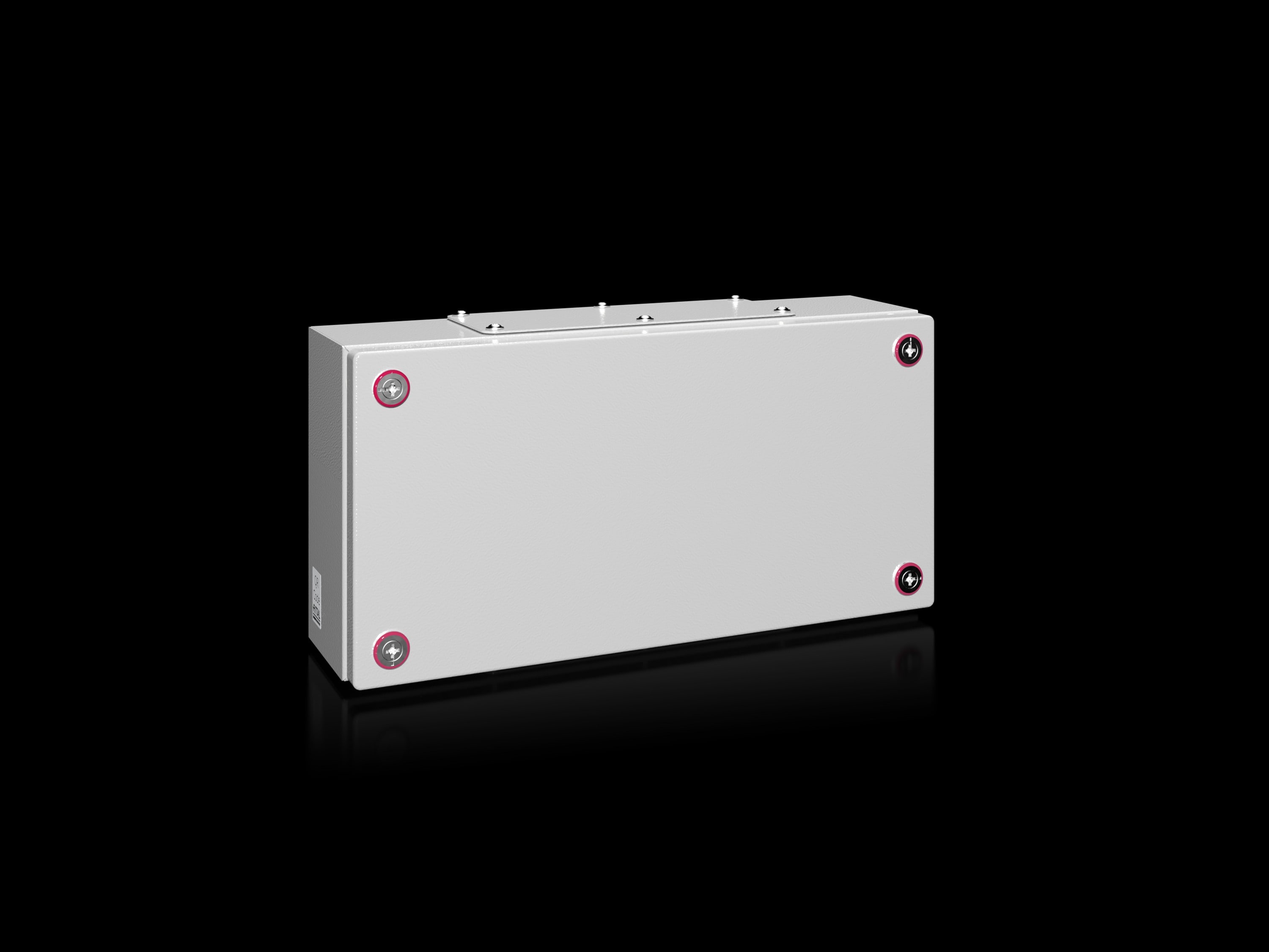 Rittal - Boîtier jonction - KX - acier - H200 L400 P120 - IP66 - sans plaque passe-câble