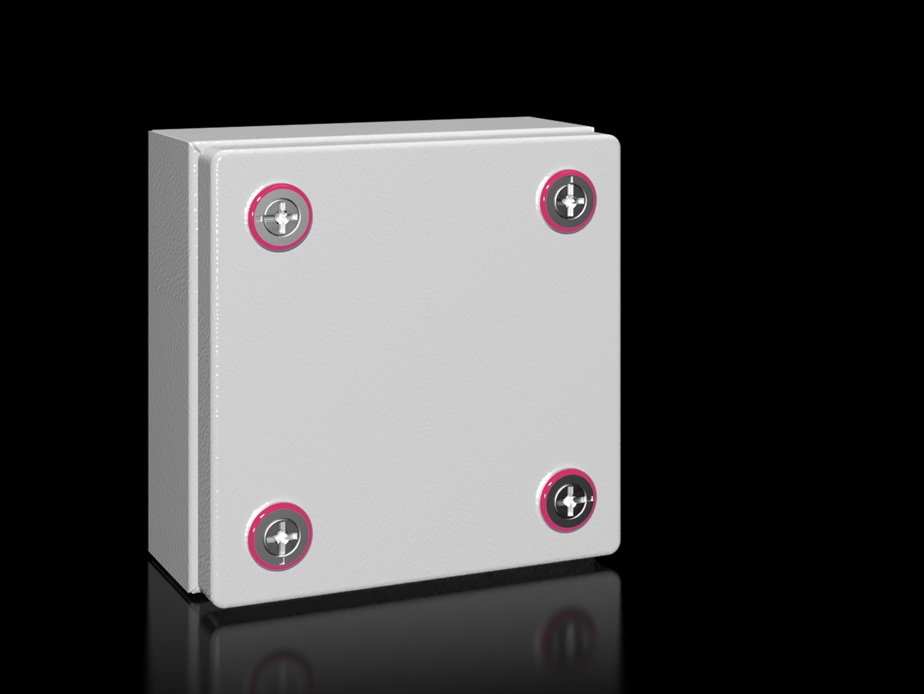 Rittal - Boîtier jonction - KX - acier - H150 L150 P80 - IP66 - sans plaque passe-câble