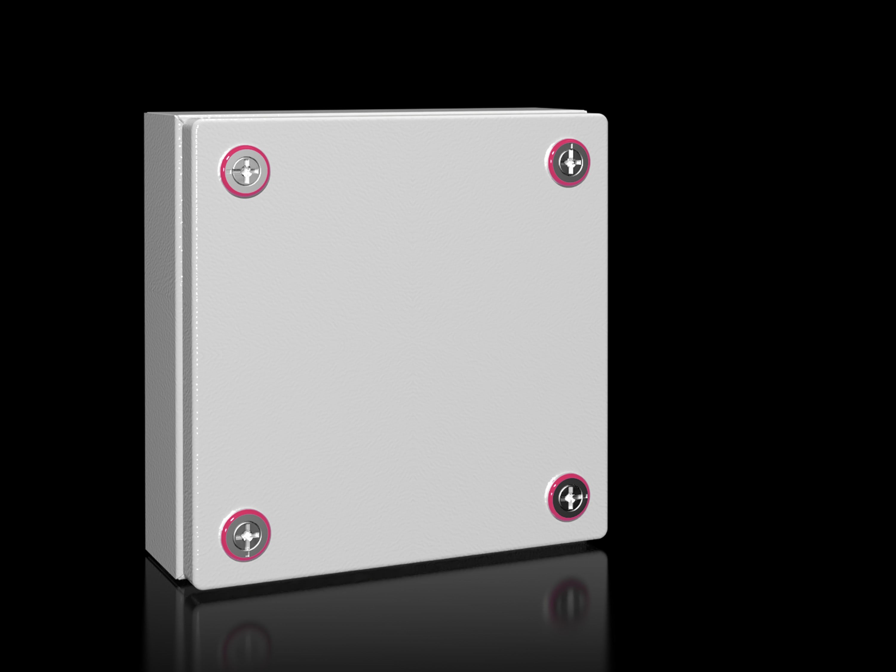 Rittal - Boîtier jonction - KX - acier - H200 L200 P80 - IP66 - sans plaque passe-câble