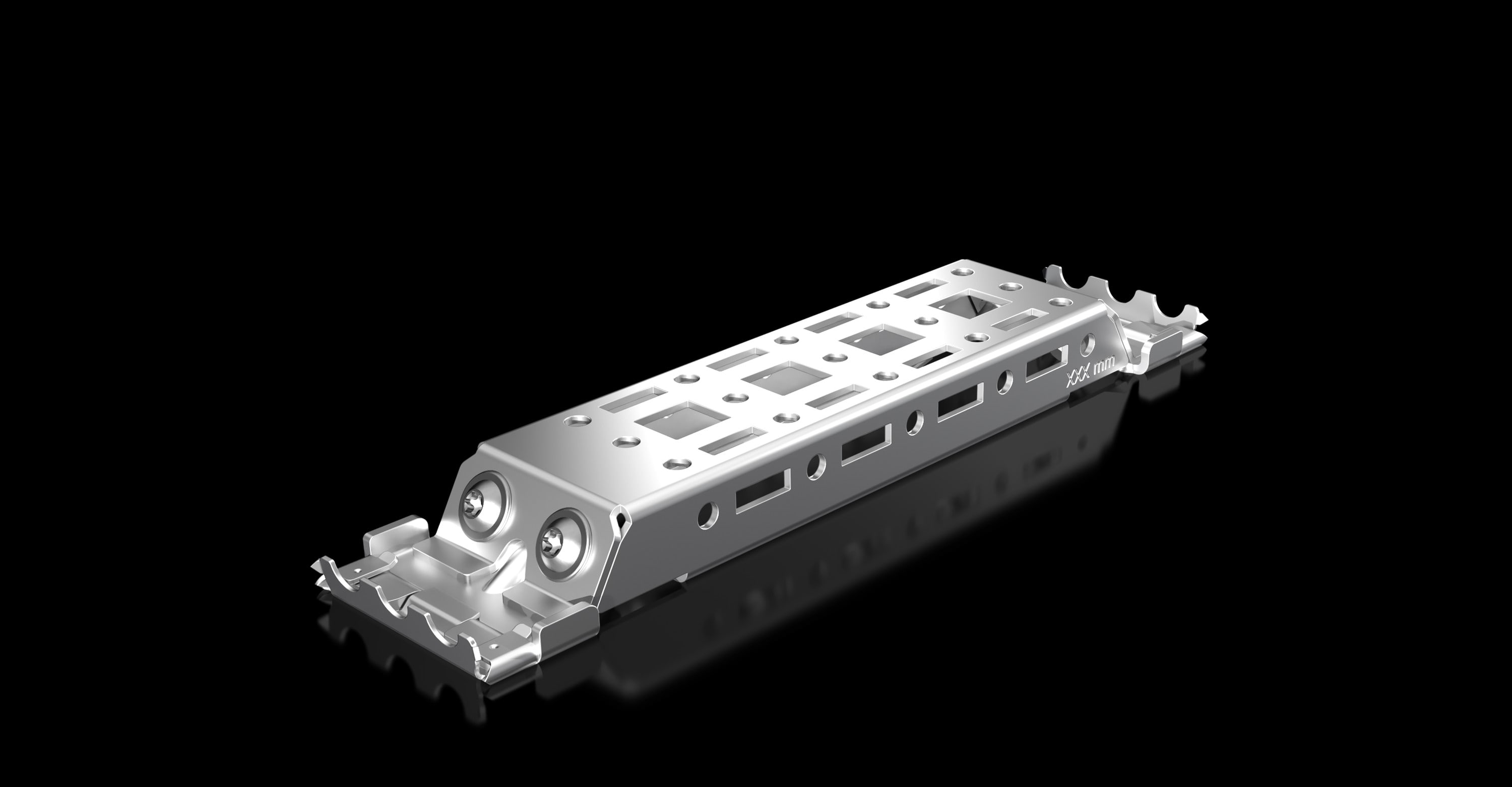 Rittal - Rail aménagement intérieur - AX - P210 mm - pour coffrets AX