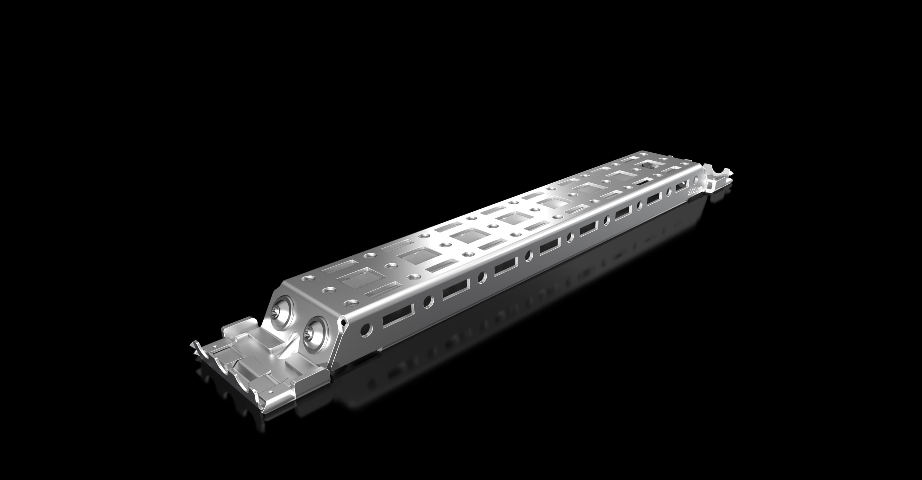 Rittal - Rail aménagement intérieur - AX - P250 mm - pour coffrets AX