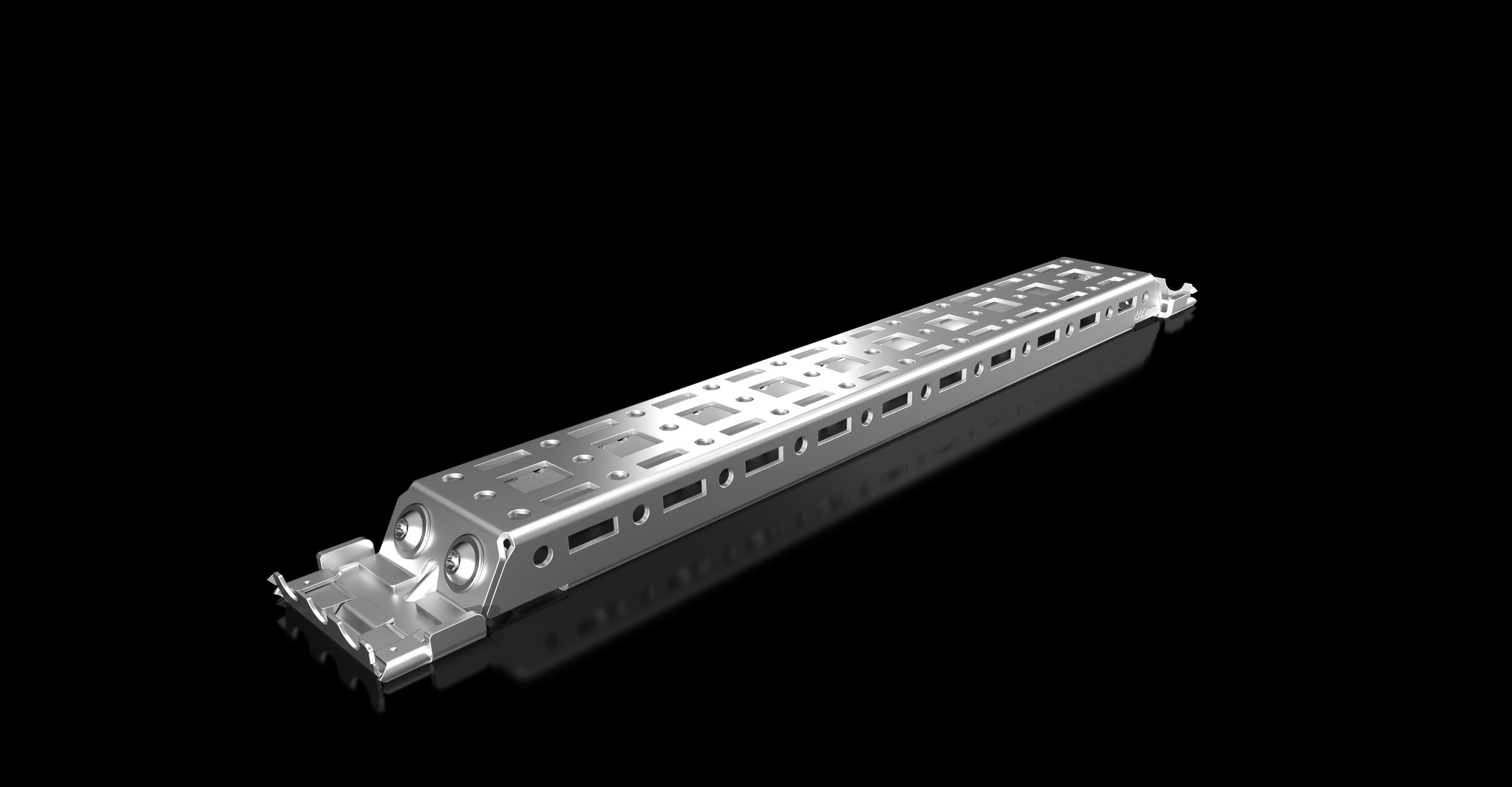 Rittal - Rail aménagement intérieur - AX - P350 mm - pour coffrets AX