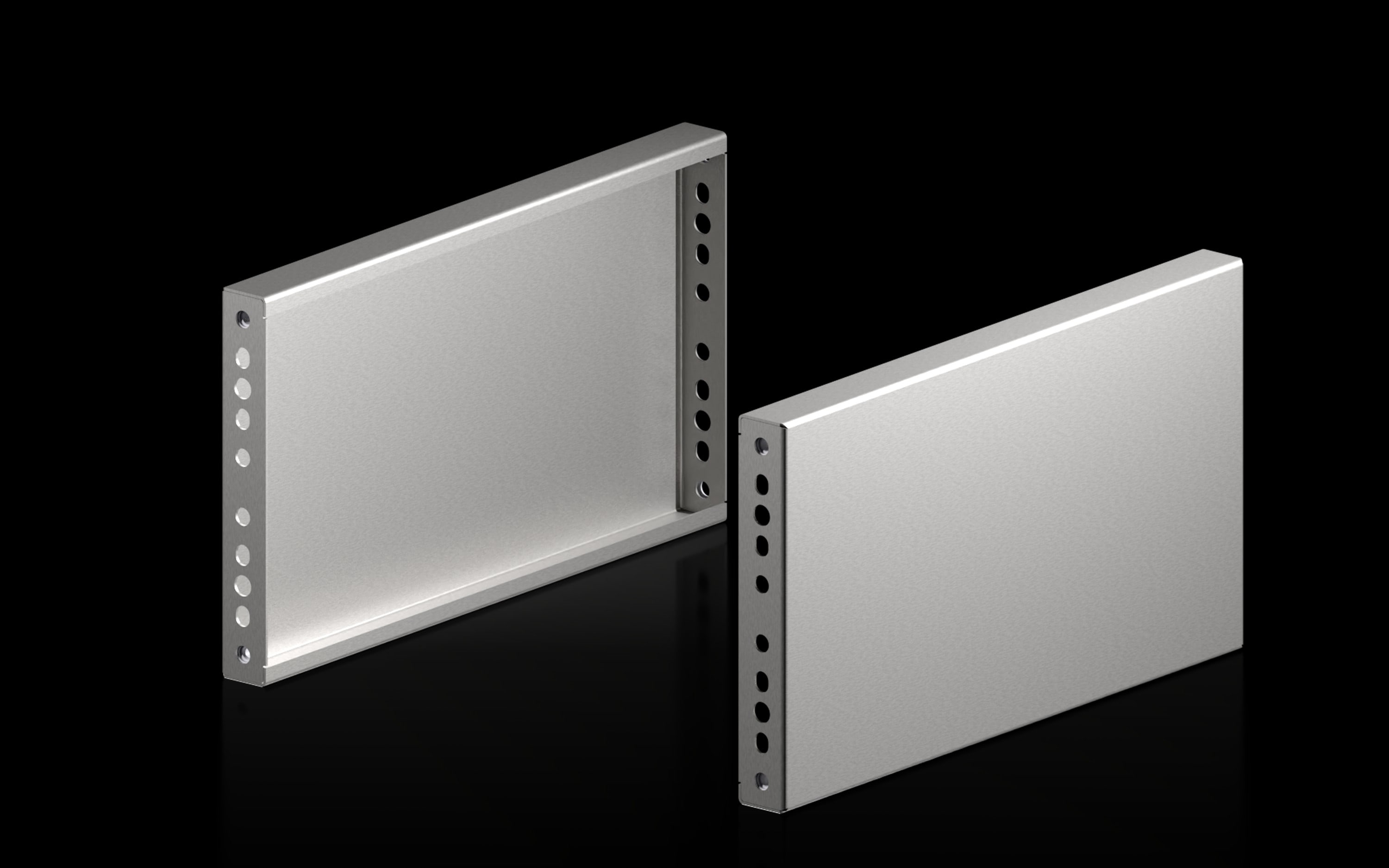 Rittal - Plaques de socle latérales en inox pour VX - H500 L200