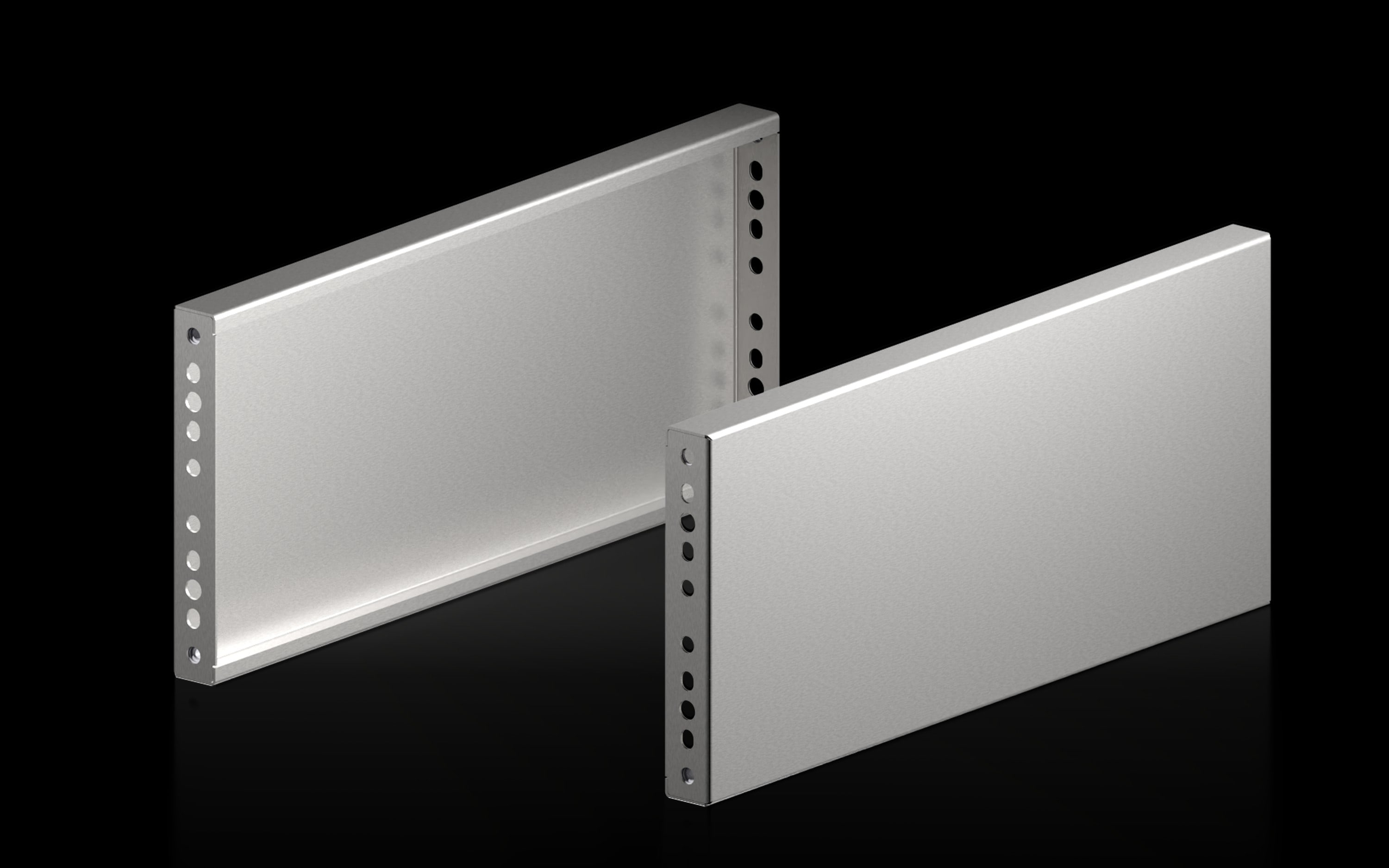 Rittal - Plaques de socle latérales en inox pour VX - H600 L200