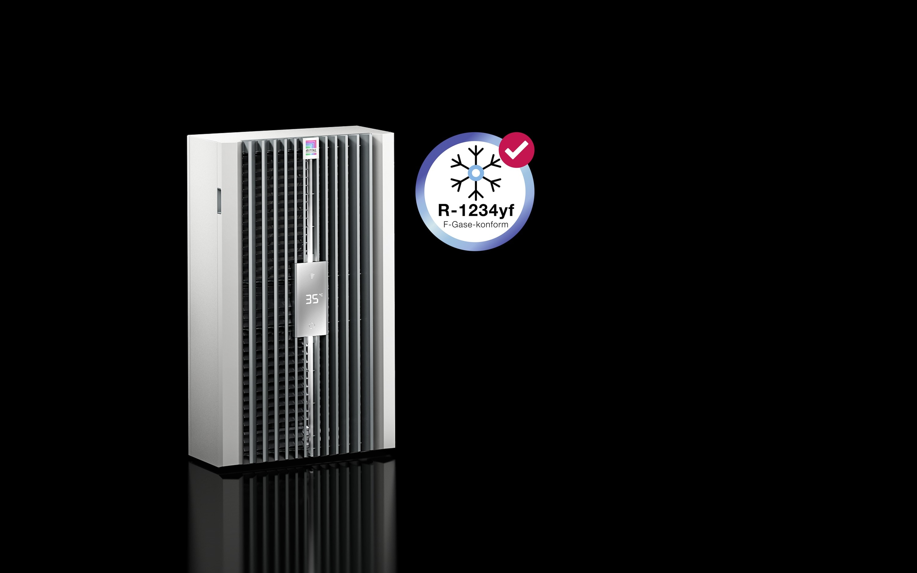 Rittal - Climatiseur latéral Blue e+S 500W- 110-240 V- R-1234yf  - évaporateur condensats