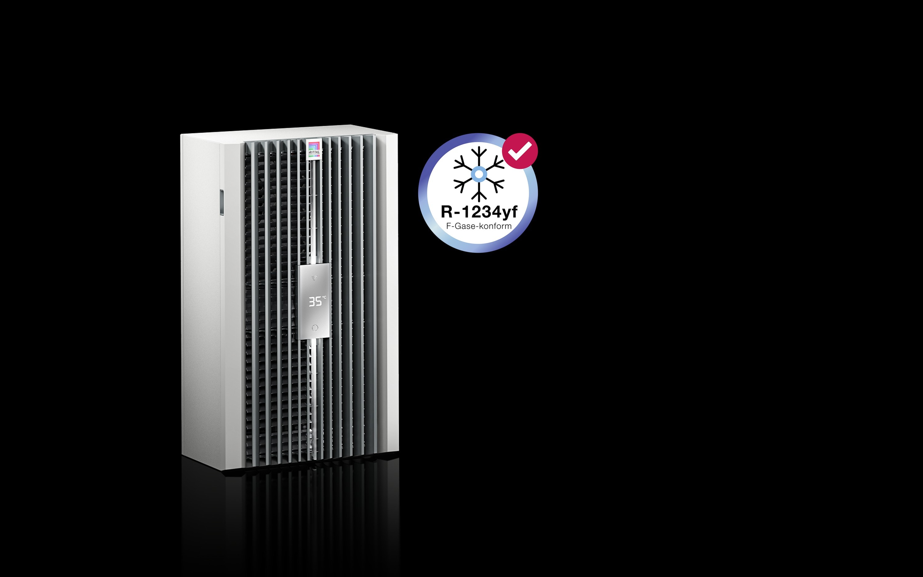 Rittal - Climatiseur latéral Blue e+S 750W- 110-240 V- R-1234yf - évaporateur condensats