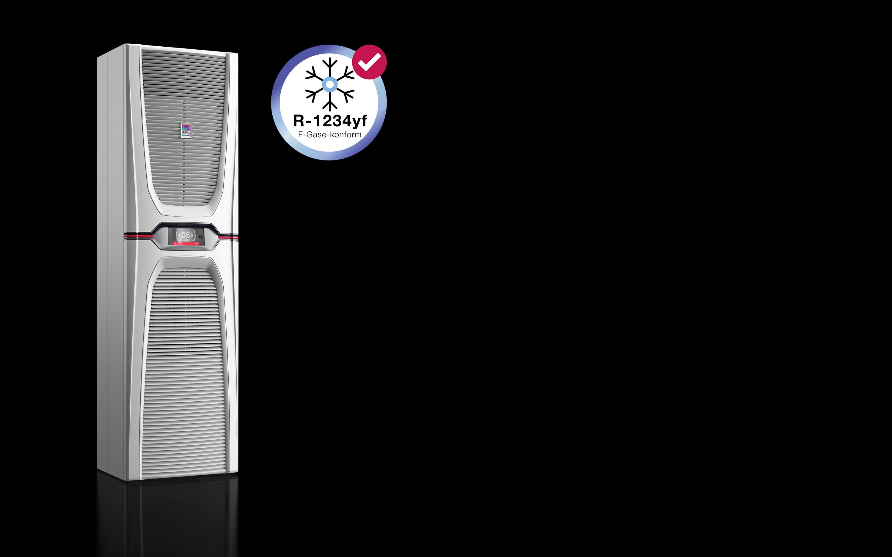 Rittal - Climatiseur latéral Blue e+ Chimique 5800W- 380-480 V - R-1234yf - évaporateur