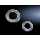 Rittal - 100 Rondelle de contact dentelée pour filetage M8 - SZ